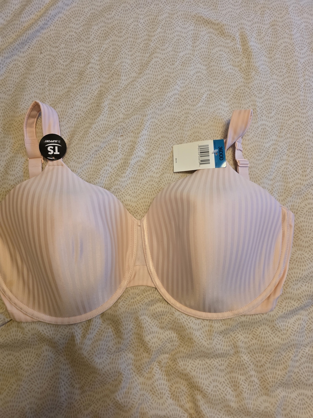 Playtex Blush Pink Padded T-Shirt Bra